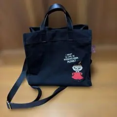 ムーミン リトルミィ 刺繍帆布　トートバックのサムネイル