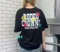 フラワークロスパッチTシャツ BLK 【Mサイズ】のサムネイル