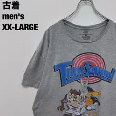スペースジャム SPACE JAM Tシャツ ルーニーテューンズ 灰 XXL古着のサムネイル