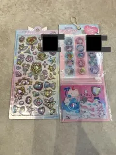 ボンボンドロップシール　マジカル　レインボー　おはじきシール　スイートカフェ