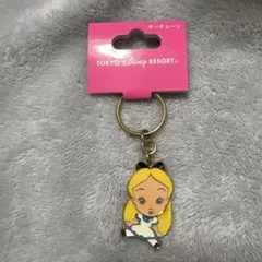 新品☆ ディズニー購入　アリス キーホルダー