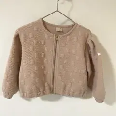 プティマイン　リボンキルトジャケット　90