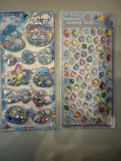 ボンボンドロップシール しずくちゃん　あわわちゃん