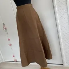 MOUSSY☆未使用タグ付き ・ロングフレアスカート☆コットン