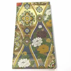 帯8773 ○高級 正絹 蜀江唐草花文様 唐織 六通 袋帯 - メルカリ