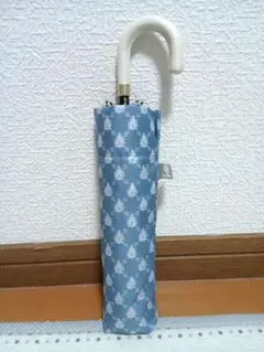 Guy de Jean 折りたたみ傘 ブルー 花柄のサムネイル