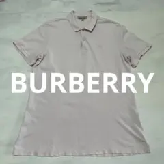 現行タグ BURBERRY ノバチェック　ホースロゴ　ポロシャツ　大きいサイズ
