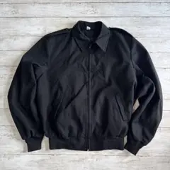 米軍実物 ポリウール混紡 ブラックジャケット　オフィサージャケット　メンズ古着