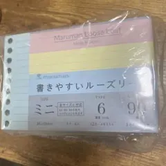 Maruman 書きやすいルーズリーフ ミニ 90枚 10冊セットのサムネイル