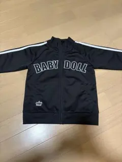 BABY DOLL 黒 ジップアップジャケット　キッズ　子ども服