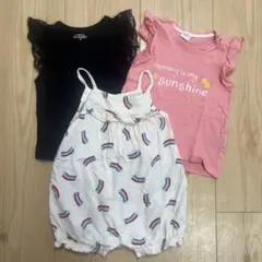 女の子 トップス 3点セット 80cm