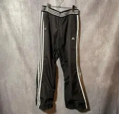 80's 90's adidas トラックパンツ　ナイロン　古着 ストリート