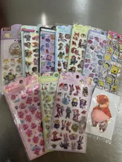 キャラクターシール ステッカー 11枚セット まとめ売り キャラクターシール ステッカー まとめ売り 11枚セット - メルカリ