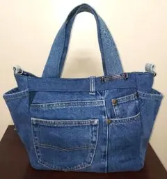 デニムリメイクトートバック