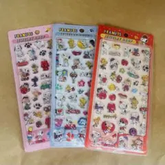 スヌーピー　ジェリードロップシール3枚セット