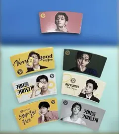 韓国 compose coffee 限定 V カップホルダー　　7枚セット