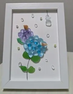 ☆kei工房☆シーグラスアート・シーグラス〜紫陽花〜のサムネイル