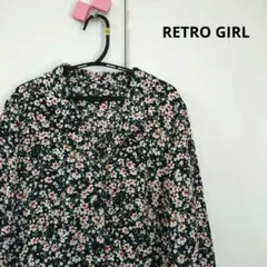 【レトロガール】美品♡花柄 ロングワンピース マキシ丈 リバティ風