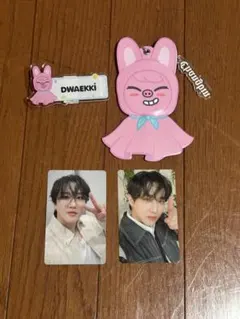 straykids チャンビン　セット トレカ　ミニうちわ　ネームバッチ