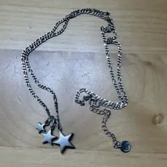 Beauty & Youth スターモチーフ3連シルバーネックレス 星