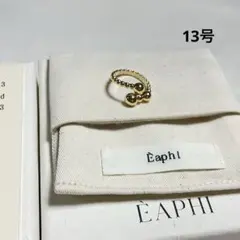 ☆Eaphi BUBBLES RING gold 13号☆エフィ バブルスリングのサムネイル