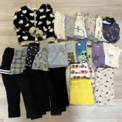キッズ服　保育園着　まとめ　女の子　冬　裏起毛　スカッツなど　110