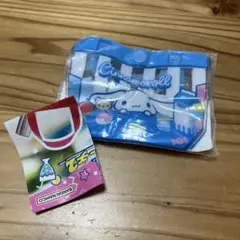 サンリオ プールバック風ミニポーチ2 シナモン シナモロール ガチャ 小物入れ