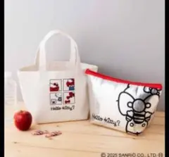 InRed 付録 HELLO KITTY トートバッグ・保冷ポーチ