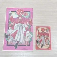 地縛少年花子くん 10周年記念ミュージアム 色紙 クリアカード ミツバ