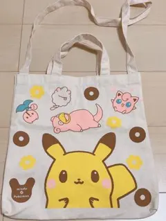 ミスタードーナツ限定品 ポケモン ピカチュウ キャンバスバッグ