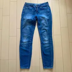 ユニクロ ウルトラストレッチジーンズ 23インチ(58.5cm) ブルー デニム