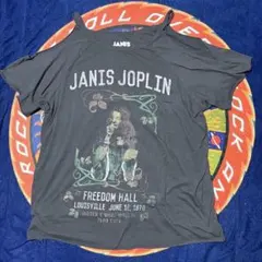 JANIS JOPLIN Tシャツジャニスジョプリン オープンショルダーのサムネイル