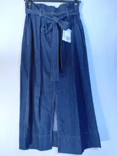 ★週末限定価格★ 新品未使用 ESTNATIONウエストリボンデニムスカート