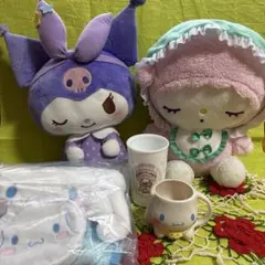 Sanrioサンリオマイスウィートピアノ　クロミ　シナモンロール　ぬいぐるみ