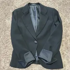 COMME CA ISM 黒シングルボタンジャケット