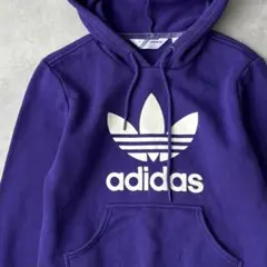 t*!様 15782 アディダス ビッグプリント トレフォイルロゴ パーカー