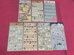 can do ちょこっとシール SnowMan 雪だるま セット売り