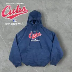 マジェスティック MLB シカゴカブス 2003年 プレーオフ パーカー M古着