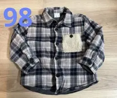 ZARA チェック柄 フランネルシャツ 2-3歳　 サイズ98