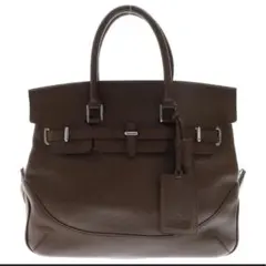 PELLE MORBIDA 2WAYボストンバッグ ショルダーバッグ ブラウン