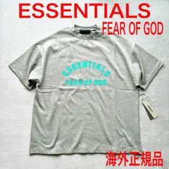 1新品　ESSENTIALS　オーバーサイズTシャツ　Ｌ　エッセンシャルズ　緑