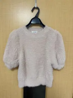 ニット半袖 ふわふわ