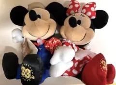 ディズニーランド 33周年 ぬいぐるみ ミッキー ミニー　農夫