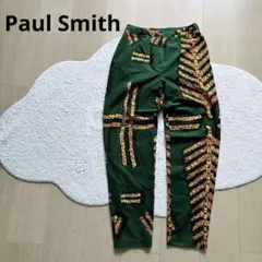 Paul Smith ポールスミス ウィメンズ プリントパンツ 40 希少のサムネイル