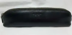 COACH ペンケース ブラック レザーG1644-55704