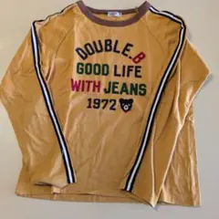 ミキハウス　ダブルビー　長袖　 マスタード　140 150