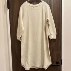 UNIQLO ワッフルTワンピース 七分袖