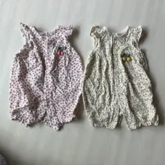 petit main ロンパース2着セット双子