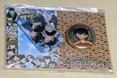 コナン 探偵たちの鎮魂歌 缶バッジ 蘭 小五郎 キッド 平次 新一