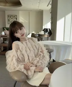 未開封·新作】POMIIPARTAGE partage tulle tops - メルカリ